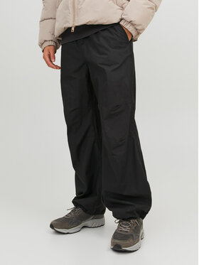 Jack&Jones Jack&Jones Bavlnené nohavice 12242343 Čierna Balloon Fit