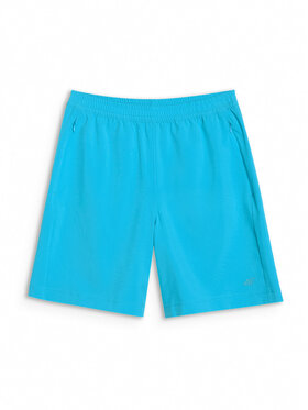 4F 4F Šortky z materiálu BEACHWEAR BASIC Modrá Regular Fit