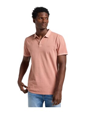 Lee Lee Polo 112363861 Różowy Regular Fit