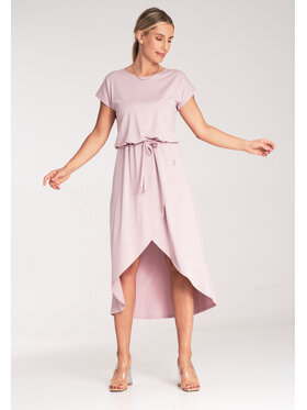 FIGL FIGL Sukienka codzienna M1041 Różowy Casual Fit