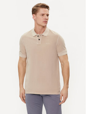 BOSS Boss Polo Prime 50507813 Beżowy Regular Fit