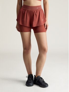 adidas by Stella McCartney adidas by Stella McCartney Szorty sportowe 152545 Czerwony Fitted Fit