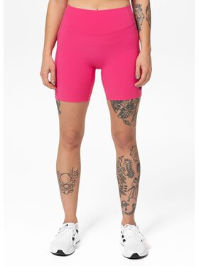 PITBULL PITBULL Szorty sportowe Spodenki kompresyjne damskie AVENIDA L Różowy Regular Fit