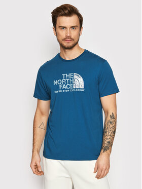 The North Face The North Face T-Shirt Rust NF0A4M68 Modrá Regular Fit