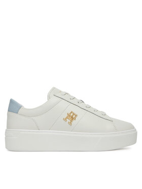 Tommy Hilfiger Tommy Hilfiger Сникърси Platform Court Sneaker FW0FW08464 Бял