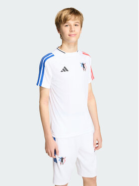 adidas adidas Koszulka techniczna Jude Bellingham Training Tee Kids Biały Regular Fit