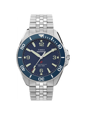 Timex Timex Zegarek TW2Y64600 Srebrny