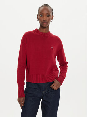 Calvin Klein Jeans Calvin Klein Jeans Πουλόβερ Embro Badge J20J222987 Κόκκινο Regular Fit