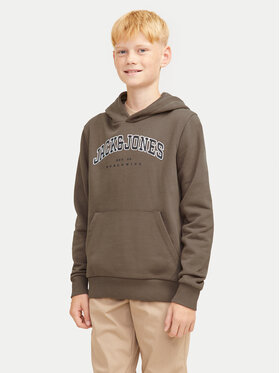 Jack&Jones Junior Jack&Jones Junior Felpa Caleb 12259564 Marrone Relaxed Fit