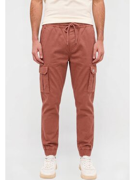 Mustang Mustang Pantaloni chino Paris Jogger Cargo Rosso Regular Fit