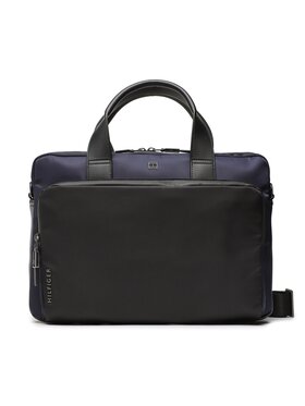 Tommy Hilfiger Tommy Hilfiger Torba na laptopa Th City Commuter Computer Bag AM0AM10598 Granatowy