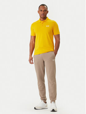 EA7 Emporio Armani EA7 Emporio Armani Polo majica 8NPF14 PJVQZ U2102 Rumena Regular Fit