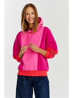 NAOKO NAOKO Bluza Flameberry Różowy Oversize