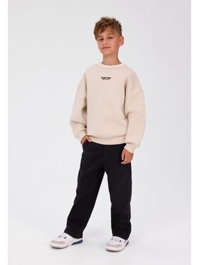 minoti minoti Spodnie materiałowe 33PANT268 Czarny Relaxed Fit