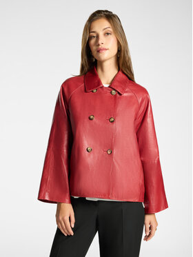 Elena Mirò Elena Mirò Cappotto invernale R004Z000046N016 Rosso Boxy Fit
