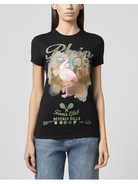 PHILIPP PLEIN PHILIPP PLEIN T-shirt 30633 Nero Skin Tight Fit