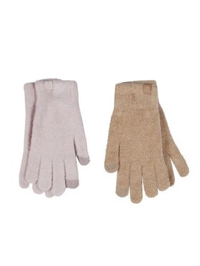 Skechers Skechers Rękawiczki FEATHER YARN GLOVE Różowy