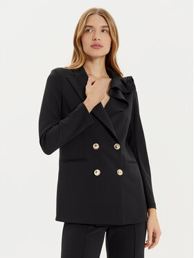Rinascimento Rinascimento Sacou CFC0121326003 Negru Regular Fit