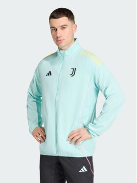 adidas adidas Kurtka wielofunkcyjna Juventus Turkusowy Slim Fit