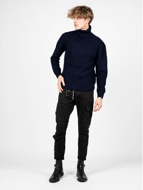 Xagon Xagon Sweter A2208 1K 080G Granatowy Regular Fit