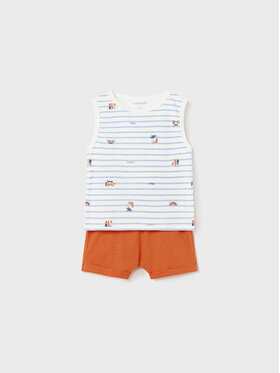 Mayoral Mayoral Pijama 1788 Portocaliu Regular Fit
