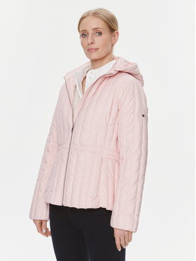 Tommy Hilfiger Tommy Hilfiger Vatovaná bunda WW0WW40484 Ružová Regular Fit