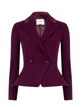 Rinascimento Rinascimento Σακάκι giacca corta donna Μπορντό Regular Fit