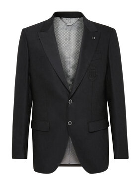 Billionaire Billionaire Marynarka 17097 Czarny Regular Fit