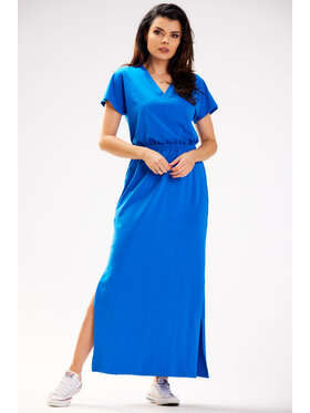 Infinite You Infinite You Sukienka letnia M290 Niebieski Basic Fit