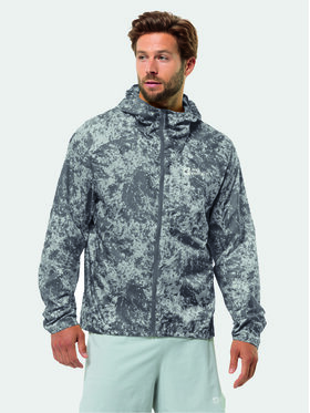 Jack Wolfskin Jack Wolfskin Větrovka Prelight 1307861 Šedá Regular Fit
