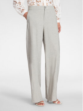 Elena Mirò Elena Mirò Spodnie materiałowe P014P000462N053 Szary Regular Fit