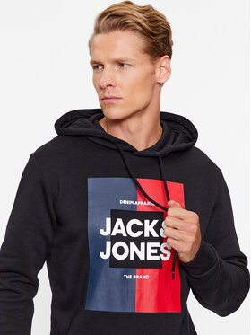 Jack&Jones Majica Dugih Rukava Oscar 12235248 Crna Regular Fit