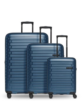Pactastic Pactastic Komplet walizek 292588 Błękitny
