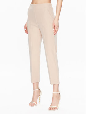 Maryley Medžiaginės kelnės 23EB616/43PE Smėlio Regular Fit