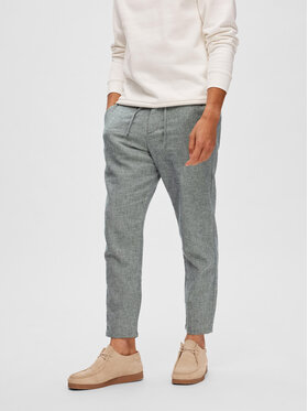 Selected Homme Selected Homme Παντελόνι chino 16087636 Γκρι Slim Tapered Fit