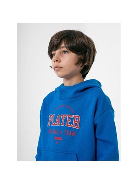 4F 4F Felpa HJZ22JBLM006-36S Blu Regular Fit