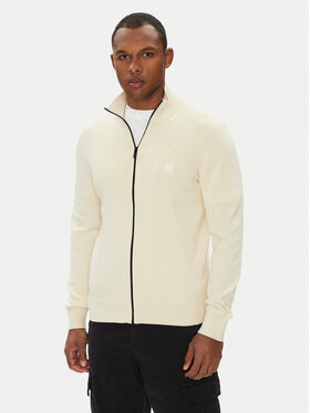 BOSS BOSS Kardigán Kanozip_S 50543692 Sárga Regular Fit