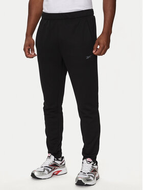 Reebok Reebok Donji dio trenerke 100070726 Crna Regular Fit