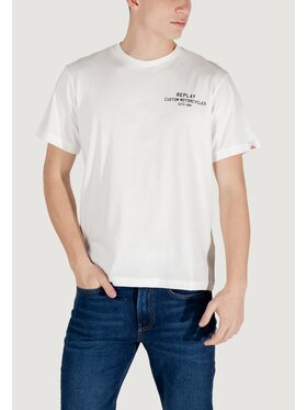 REPLAY REPLAY T-Shirt M3050.000.2660 Biały Shirt Fit