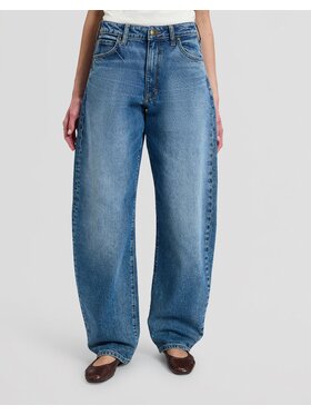 Lee Lee Jeansy BALLOON PANT Niebieski Loose Fit