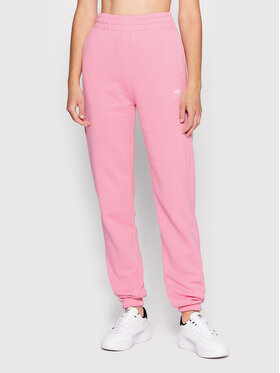 adidas adidas Παντελόνι φόρμας adicolor Essentials Fleece HJ7864 Ροζ Regular Fit