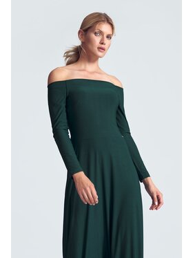 FIGL FIGLFIGL Vestito M707 Verde Regular Fit