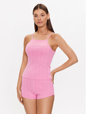 Etam Etam Pyžamový top 6539428 Růžová Regular Fit
