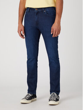 Wrangler Wrangler Jeans Larston W18S74Y88 112331092 Dunkelblau Slim Taper Fit
