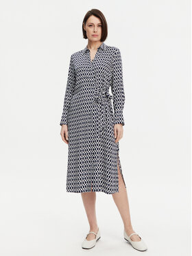 Olsen Olsen Košilové šaty 13001803 Tmavomodrá Regular Fit
