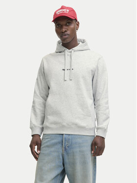 Jack&Jones Jack&Jones Majica dugih rukava Norrebro 12282861 Siva Relaxed Fit