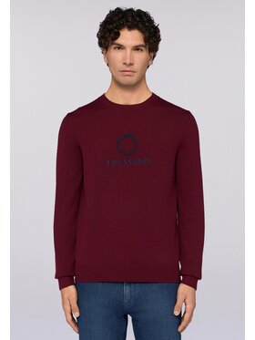 Trussardi Trussardi Cardigan M0358000037N036 Rosso Regular Fit