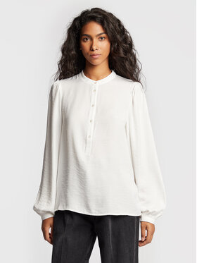 Moss Copenhagen Moss Copenhagen Bluzka Maluca 17078 Biały Regular Fit