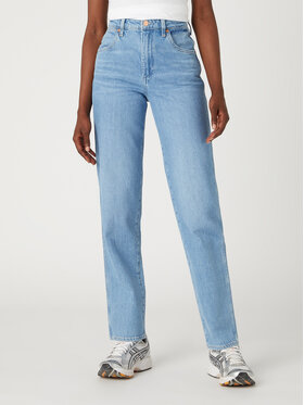 Wrangler Wrangler Jeansy W27M3833O Niebieski Boyfriend Fit