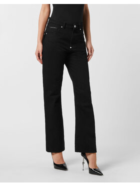 PHILIPP PLEIN PHILIPP PLEIN Džínsy 26289 Čierna Straight Fit